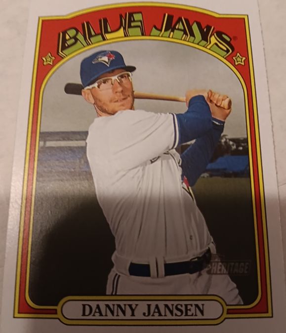 2021 Topps Heritage #133 Danny Jansen — front
