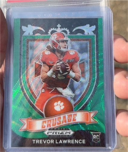 2021 Panini Prizm Draft Picks #161 Trevor Lawrence Crusade — front