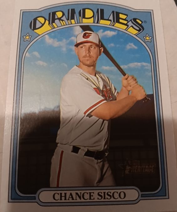 2021 Topps Heritage #142 Chance Sisco — front