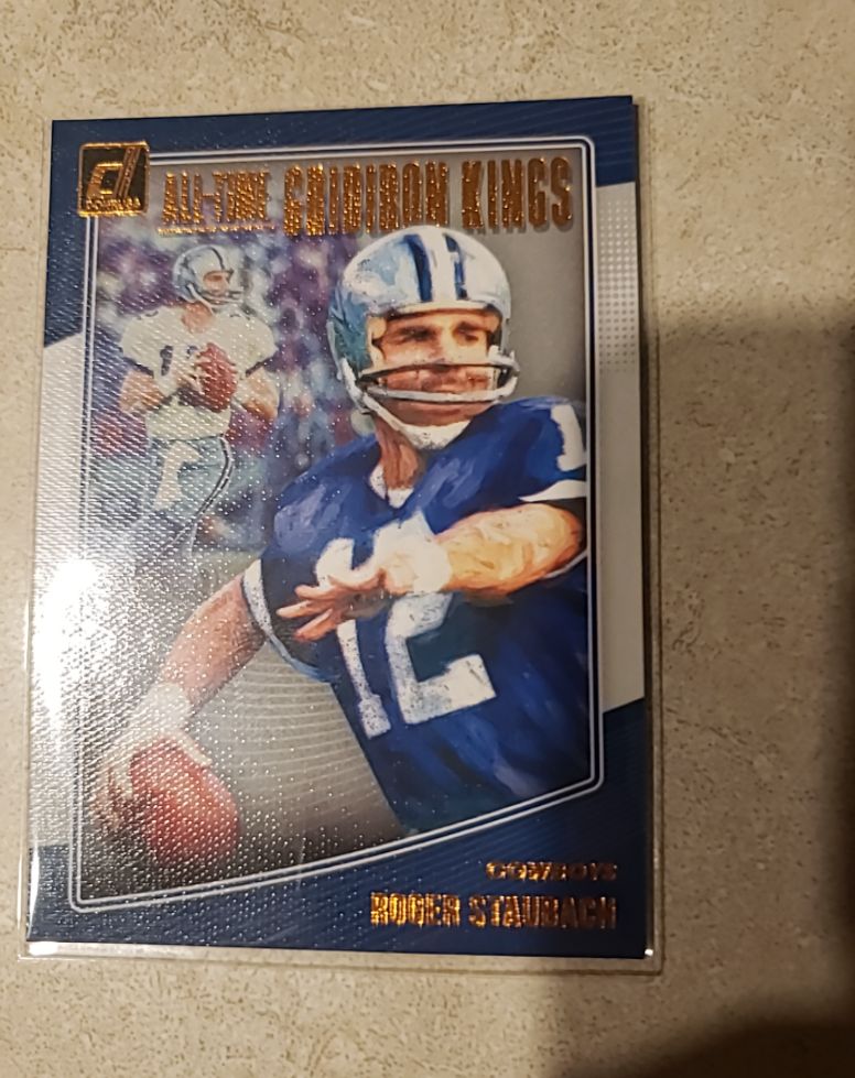 2018 Donruss All-Time Gridiron Kings #AGK-12 Roger Staubach — front