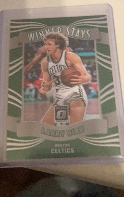 2023-24 Donruss Optic #3 Larry Bird Winner Stays — front