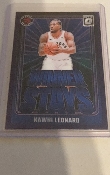 2024-25 Donruss Optic #8 Kawhi Leonard Winner Stays — front