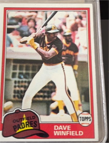 1981 Topps #370 Dave Winfield — front