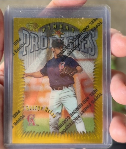 1996 Topps Finest #202 George Arias Gold — front