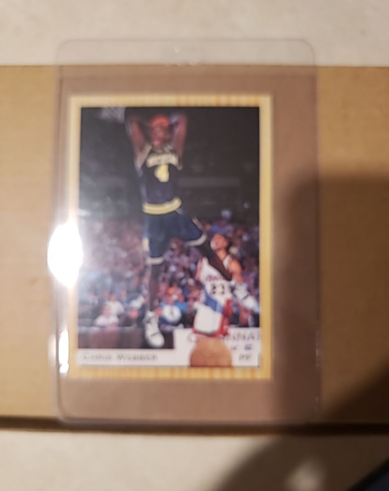 1993 Classic Draft Picks #4 Chris Webber — front