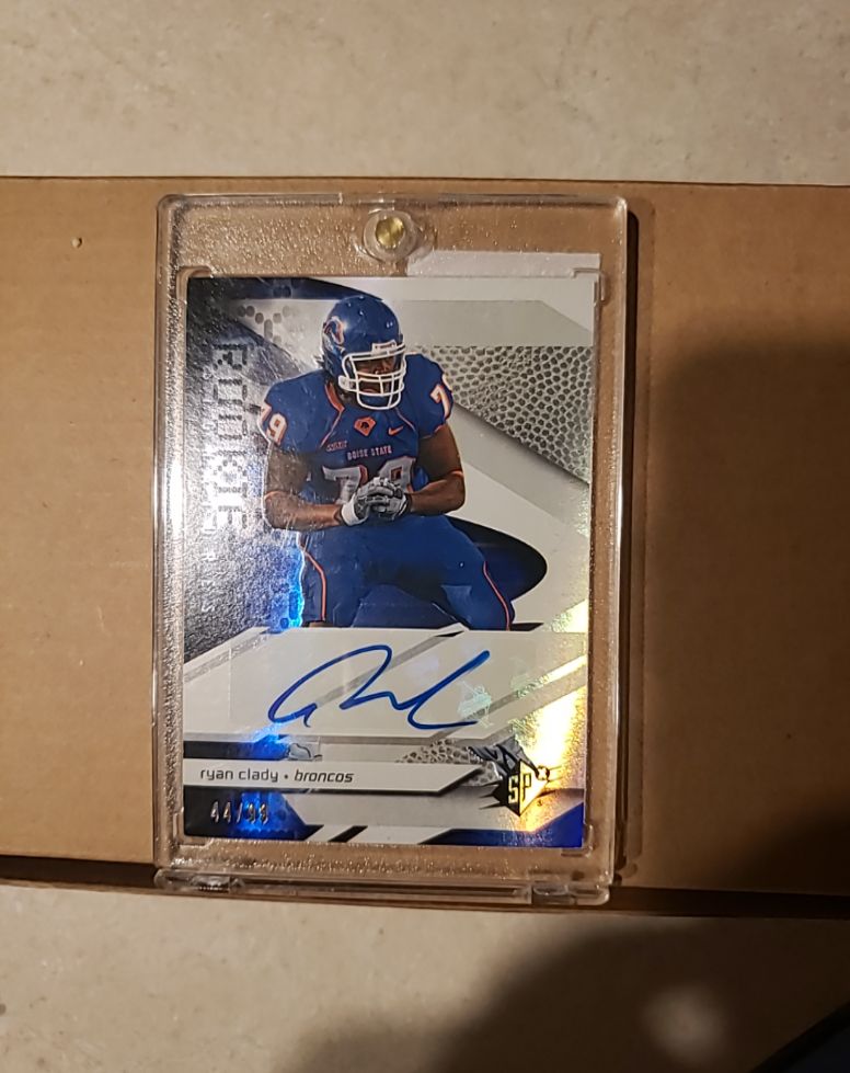 2008 SP Authentic #44 Ryan Clady Rookie Autograph — front