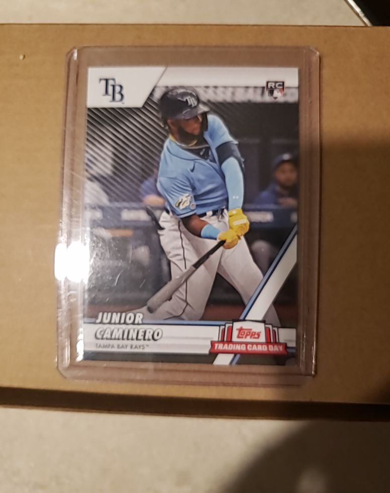 2024 Topps National Trading Card Day #NTCD-B27 Junior Caminero — front