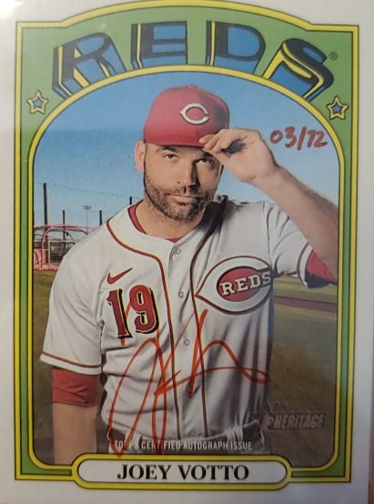 2021 Topps Heritage #45 Joey Votto — front
