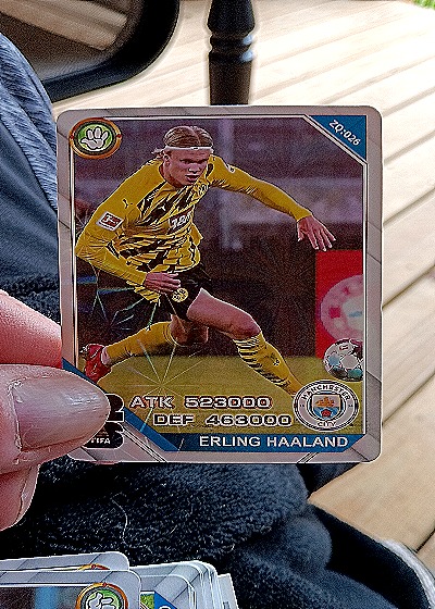 2022 Bandai Soccer #20-026 Erling Haaland — front