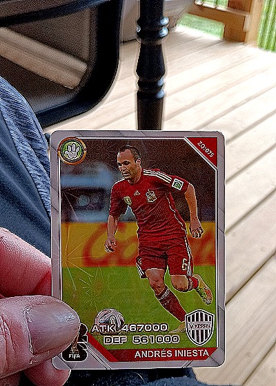 2010 FIFA World Cup Andrés Iniesta #20/75 — front