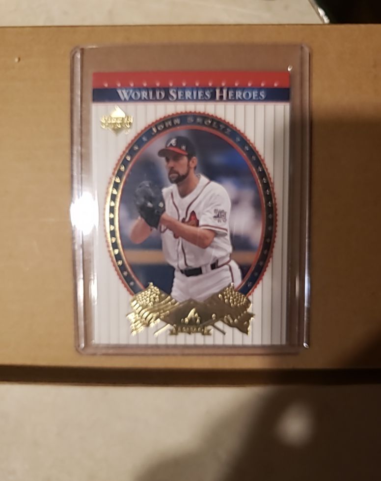 2002 Upper Deck World Series Heroes #19 John Smoltz — front