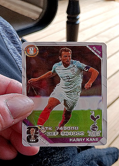 2001 Card Wizards Football Champions #20-040 Harry Kane — front