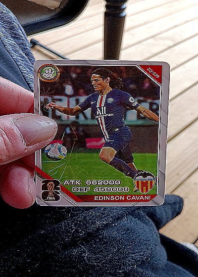 2020 Panini Soccer #20/39 Edinson Cavani — front