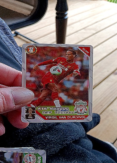2023 FIFA Virgil van Dijk #20/100 — front