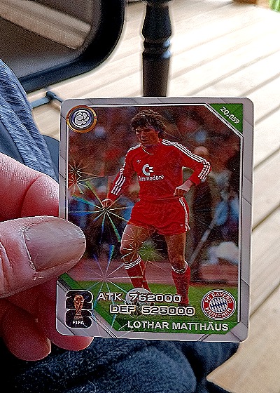 1990 FIFA World Cup #20-059 Lothar Matthaus — front