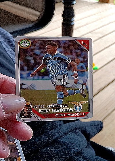 2021-22 DONRUSS SOCCER RTFWC CIRO IMMOBILE RED OPTIC #79 — front