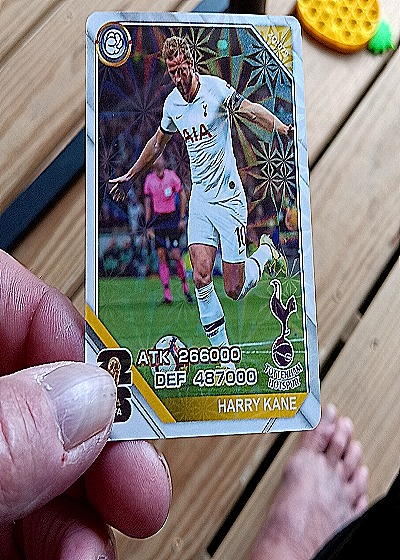Harry Kane Tottenham Hotspur Soccer Card — front