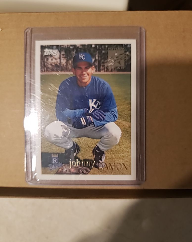 1996 Topps #215 Johnny Damon — front