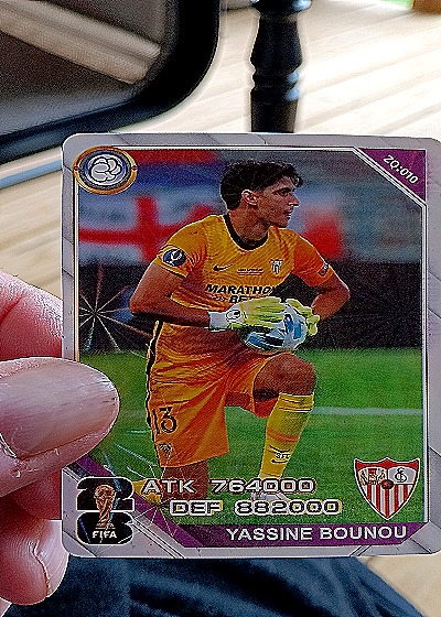 2020 Topps Now #20-010 Yassine Bounou — front