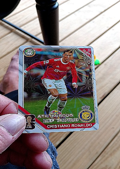 2023 Topps Merlin Cristiano Ronaldo Manchester United — front
