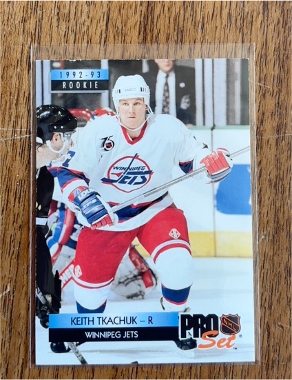 1992-93 Pro Set #1 Keith Tkachuk Rookie — front