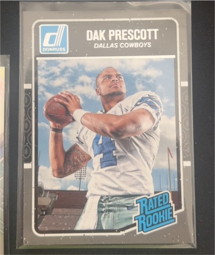 2016 Donruss #362 Dak Prescott Rated Rookie — front