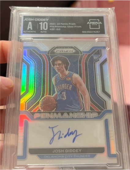 2021-22 Panini Prizm #RP-JGD Josh Giddey — front
