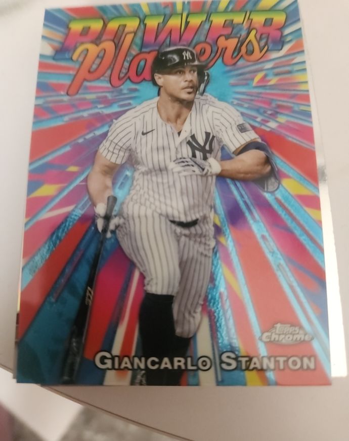 2025 Topps Chrome #PP-13 Giancarlo Stanton Power Players — front