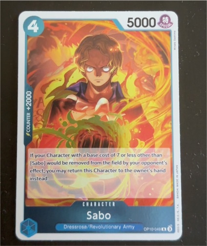 2024 One Piece Card Game OP10-049 Sabo — front