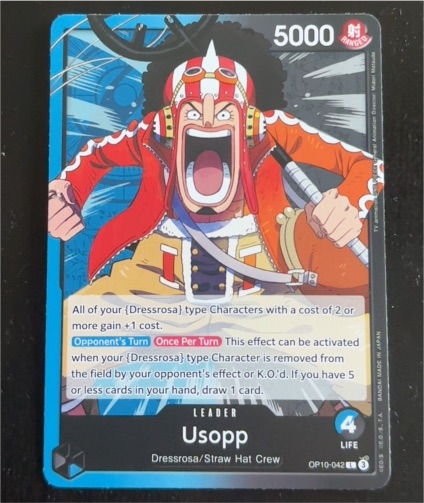One Piece Card Game OP10-042 Usopp — front