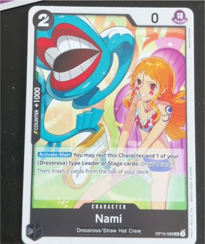 One Piece Card Game OP10-088 Nami — front