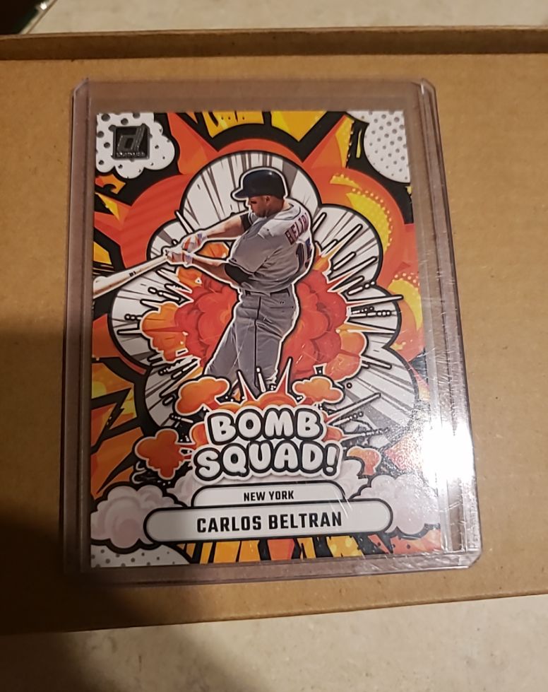 2025 Donruss #13 Bomb Squad Carlos Beltran — front