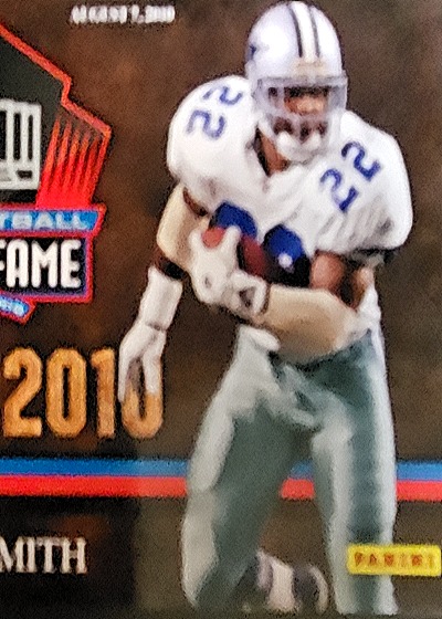 2010 Panini Pro Football Hall of Fame Emmitt Smith — front