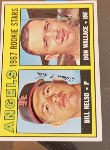 1967 Topps #367 Angels 1967 Rookie Stars Bill Kelso / Don Wallace — front