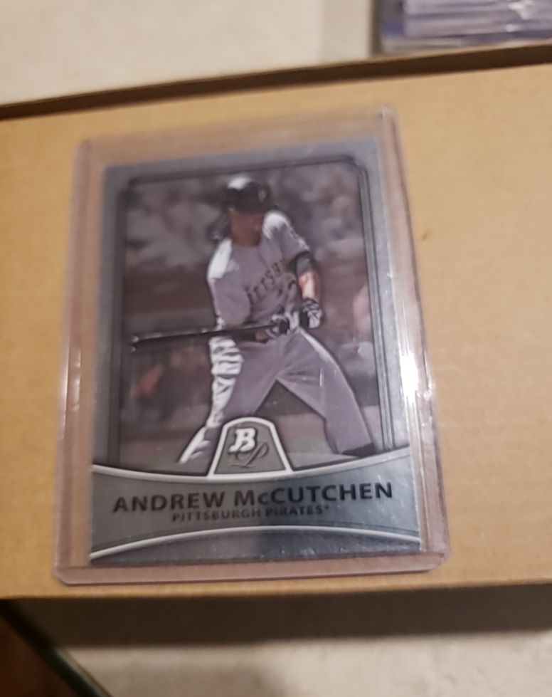 2010 Bowman Platinum #39 Andrew McCutchen — front