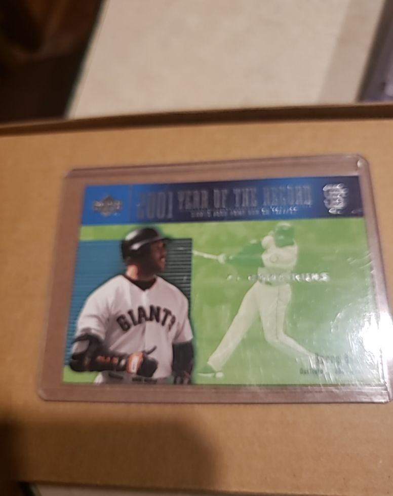 2002 Upper Deck #727 Barry Bonds Year of the Record — front