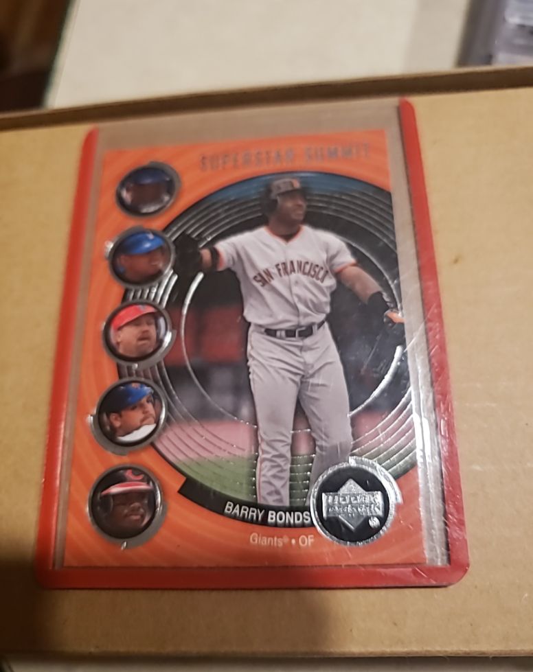 2001 Upper Deck Superstar Summit #SS4 Barry Bonds — front