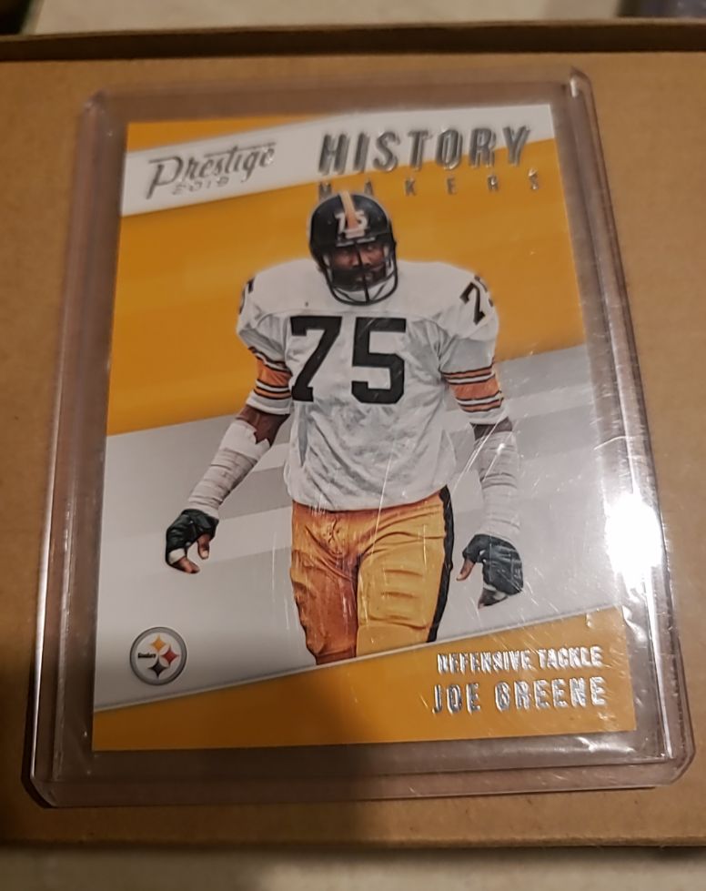 2019 Panini Prestige History Makers #HM-JG Joe Greene — front