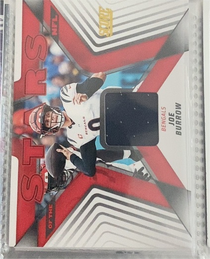 2025 Panini Score Stars of the NFL #SNJ-JBW Joe Burrow — front