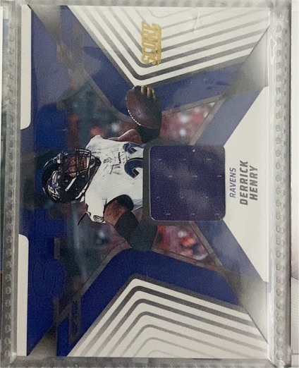 2025 Panini Score Stars of the NFL Patch #SNJ-DHY Derrick Henry — front