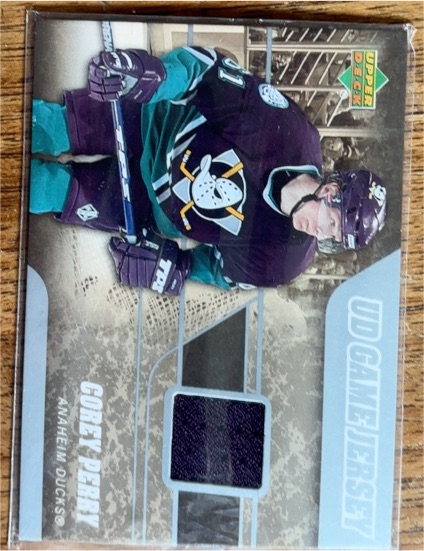 2006-07 Upper Deck UD Game Jersey #J-CP Corey Perry — front