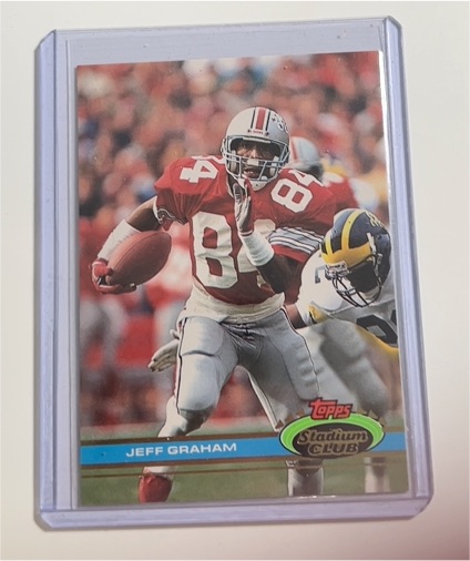 1991 Topps Stadium Club #75 Jeff Graham — front