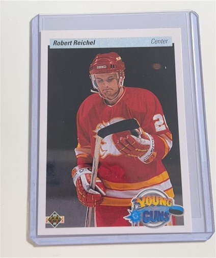 1990-91 Upper Deck #533 Robert Reichel Young Guns Rookie RC — front
