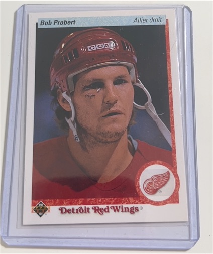 1990-91 Upper Deck #448 Bob Probert — front