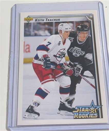 1992-93 Upper Deck #419 Keith Tkachuk Star Rookies — front
