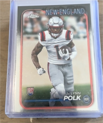 2024 Topps Chrome #220 Ja'Lynn Polk Rookie Card — front