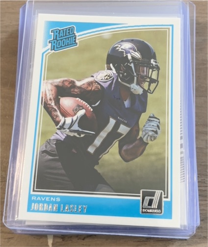 2018 Donruss #349 Jordan Lasley — front
