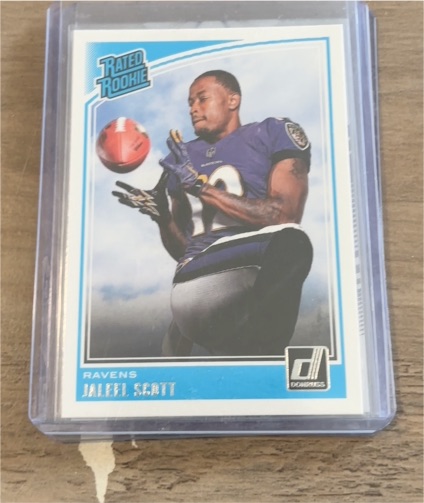 2018 Donruss #331 Jaleel Scott Rated Rookie — front
