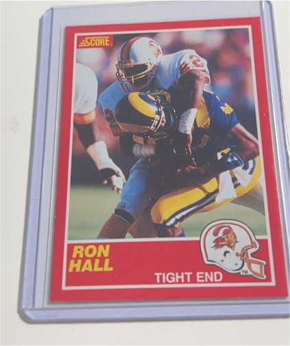 1989 Score #126 Ron Hall — front