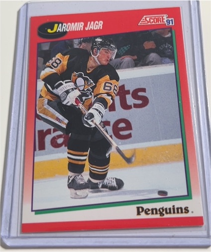 1991-92 Score #98 Jaromir Jagr — front